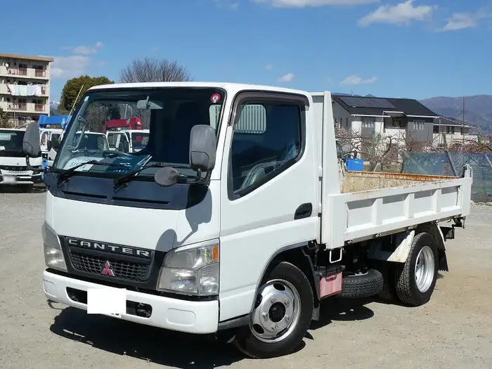 三菱 キャンター 小型 ダンプ PA-FE71DBD H18の中古トラック画像1