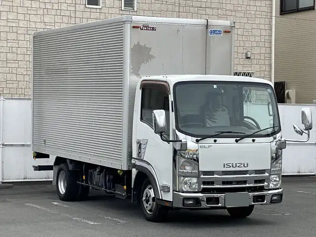 いすゞ エルフ 小型 アルミバン サイドドア SKG-NLR85ANの中古トラック画像2