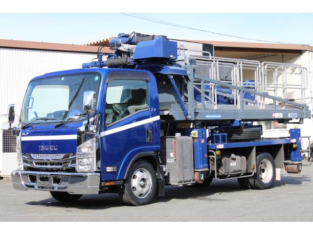 いすゞ エルフ 小型 高所・建柱車 建柱車 ｜画像1