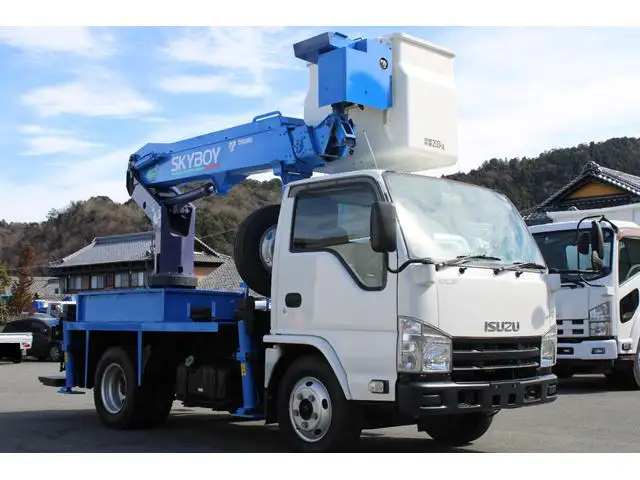 いすゞ エルフ 小型 高所・建柱車 高所作業車 電工仕様の中古トラック画像3