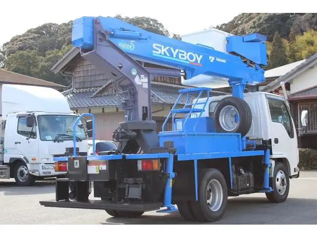 いすゞ エルフ 小型 高所・建柱車 高所作業車 電工仕様の中古トラック画像5