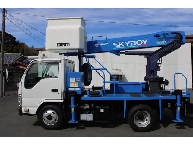 いすゞ エルフ 小型 高所・建柱車 高所作業車 電工仕様の中古トラック画像8