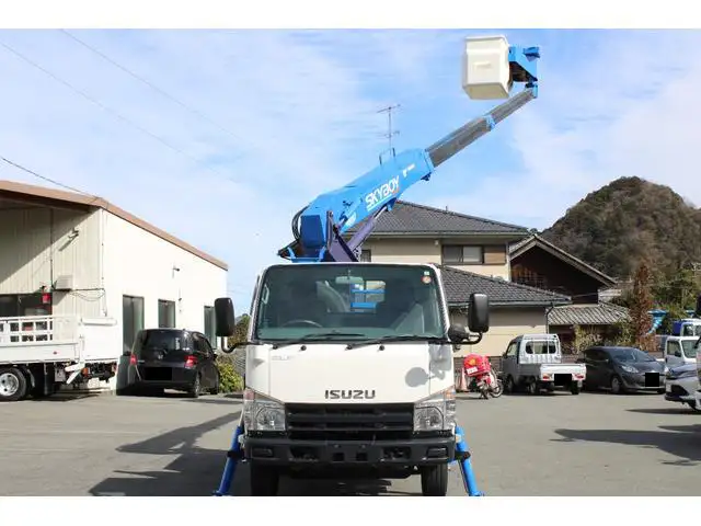 いすゞ エルフ 小型 高所・建柱車 高所作業車 電工仕様の中古トラック画像11