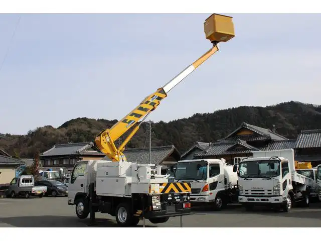 いすゞ エルフ 小型 高所・建柱車 高所作業車 電工仕様の中古トラック画像11