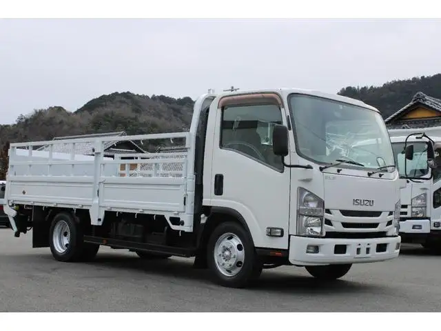 いすゞ エルフ 小型 平ボディ パワーゲート 床鉄板の中古トラック画像2