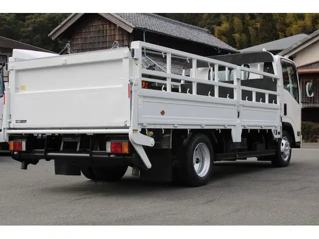 いすゞ エルフ 小型 平ボディ パワーゲート 床鉄板の中古トラック画像3