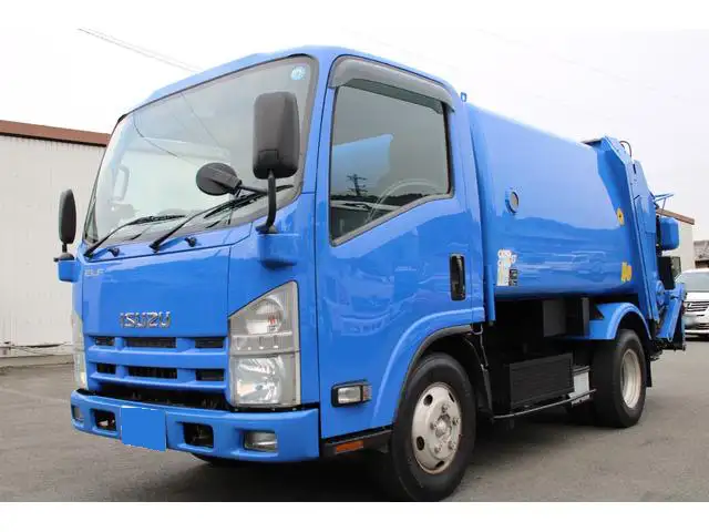 いすゞ エルフ 小型 パッカー車 巻き込み式 回転ダンプ式の中古トラック画像1
