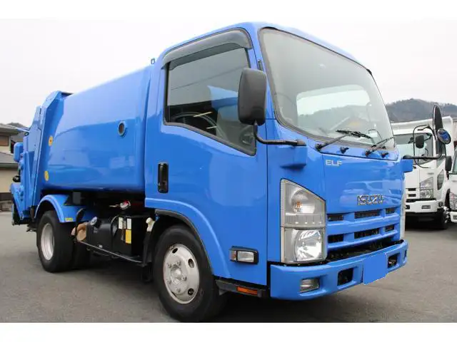 いすゞ エルフ 小型 パッカー車 巻き込み式 回転ダンプ式の中古トラック画像2
