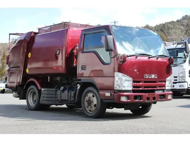 いすゞ エルフ 小型 パッカー車 巻き込み式 回転ダンプ式の中古トラック画像2
