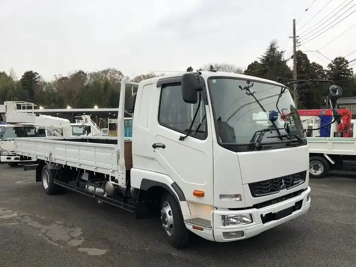三菱 ファイター 中型/増トン 平ボディ ベッド 2KG-FK62Fの中古トラック画像2