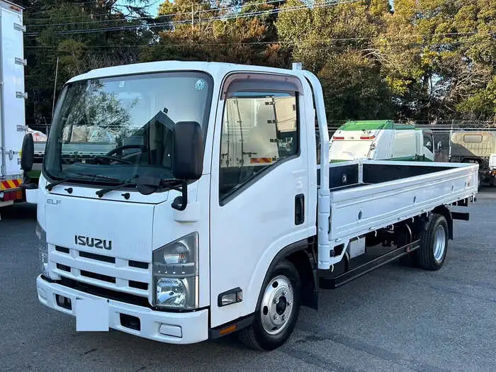 いすゞ エルフ 小型 平ボディ SKG-NLR85AR H23の中古トラック画像1