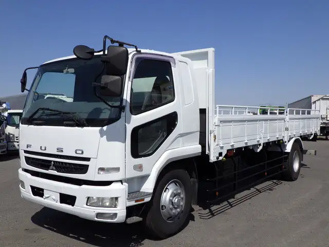 三菱 ファイター 中型/増トン 平ボディ ベッド PDG-FM62FZの中古トラック画像1