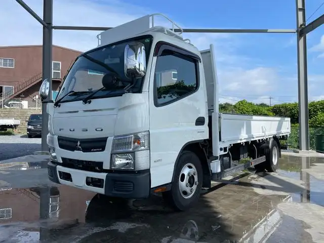 三菱 キャンター 小型 平ボディ 床鉄板 の中古トラック画像1