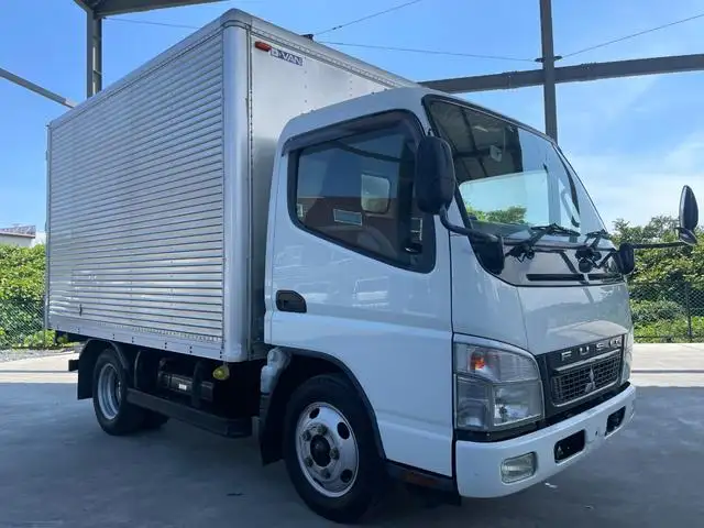 三菱 キャンター 小型 アルミバン  H20の中古トラック画像2