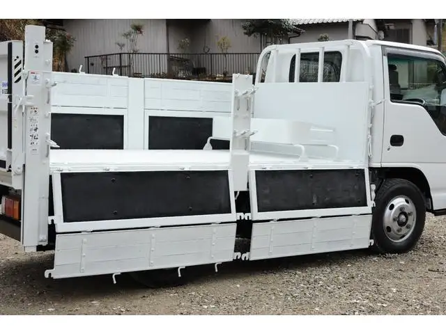 いすゞ エルフ 小型 平ボディ パワーゲート 床鉄板の中古トラック画像6