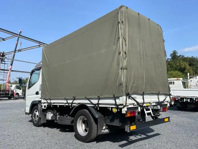 三菱 キャンター 小型 平ボディ 幌 の中古トラック画像4