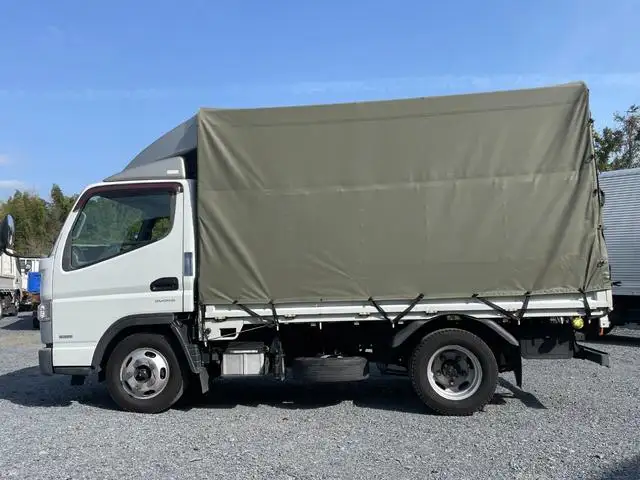 三菱 キャンター 小型 平ボディ 幌 の中古トラック画像5