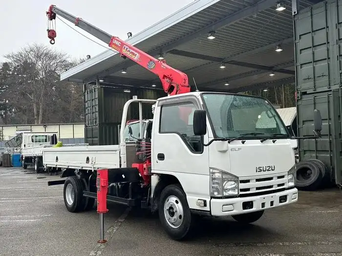 いすゞ エルフ 小型 クレーン付 3段 ラジコンの中古トラック画像2