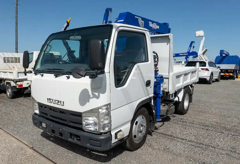 いすゞ エルフ 小型 ダンプ クレーン付き SKG-NKR85AD の中古トラック【車両No.162763】