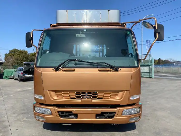 三菱 ファイター 中型/増トン 平ボディ 床鉄板 アルミブロックの中古トラック画像2