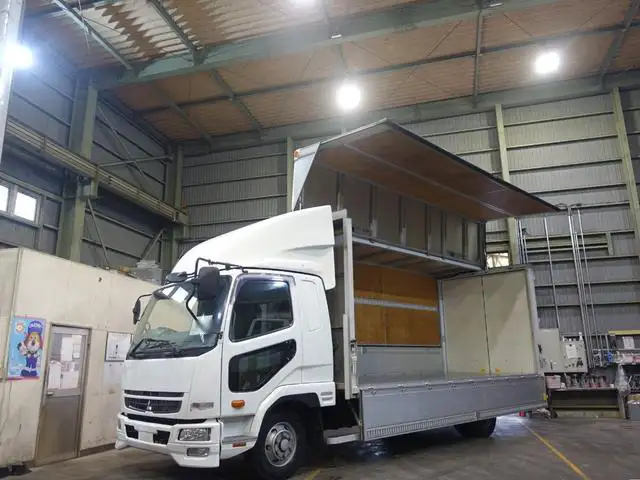 三菱 ファイター 中型/増トン ウイング 床鉄板 エアサスの中古トラック画像1
