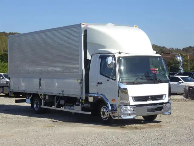 三菱 ファイター 中型/増トン ウイング エアサス ベッドの中古トラック画像2