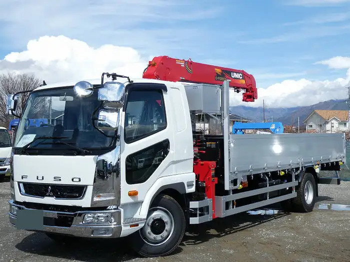 三菱 ファイター 中型/増トン クレーン付 アルミブロック 5段の中古トラック画像1