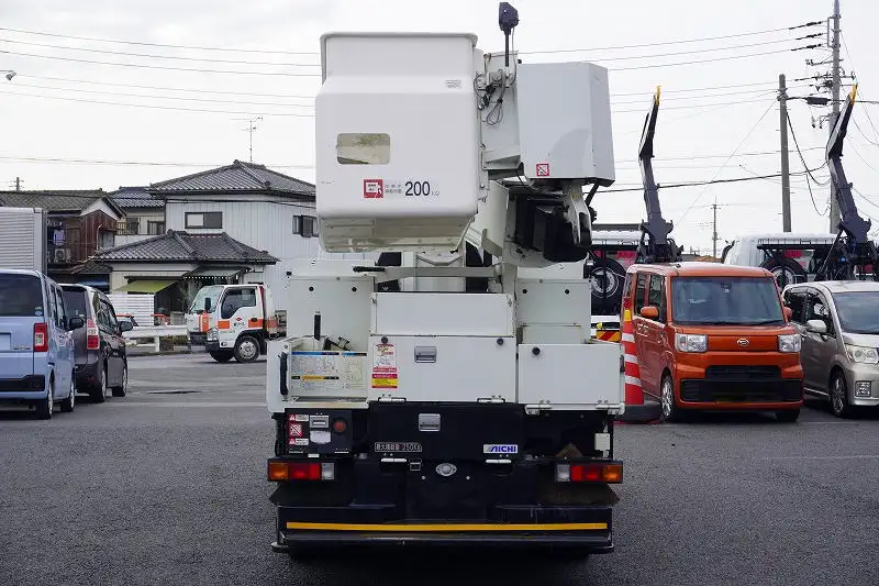 三菱 キャンター 小型 高所・建柱車 高所作業車 電工仕様の中古トラック画像3