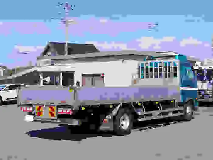 三菱 ファイター 中型/増トン 平ボディ アルミブロック ベッドの中古トラック画像3
