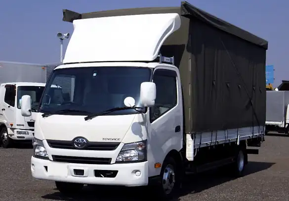 トヨタ トヨエース 小型 平ボディ 幌 TPG-XZU722の中古トラック画像1