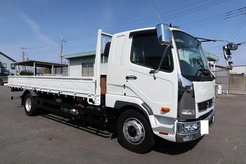 三菱 ファイター 中型/増トン 平ボディ ベッド 2KG-FK62FZの中古トラック画像3