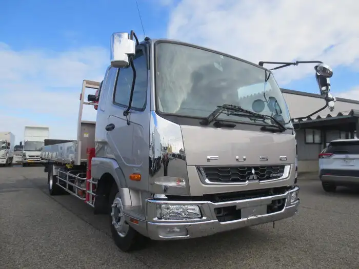 三菱 ファイター 中型/増トン 車両重機運搬 4段クレーン ラジコンの中古トラック画像3