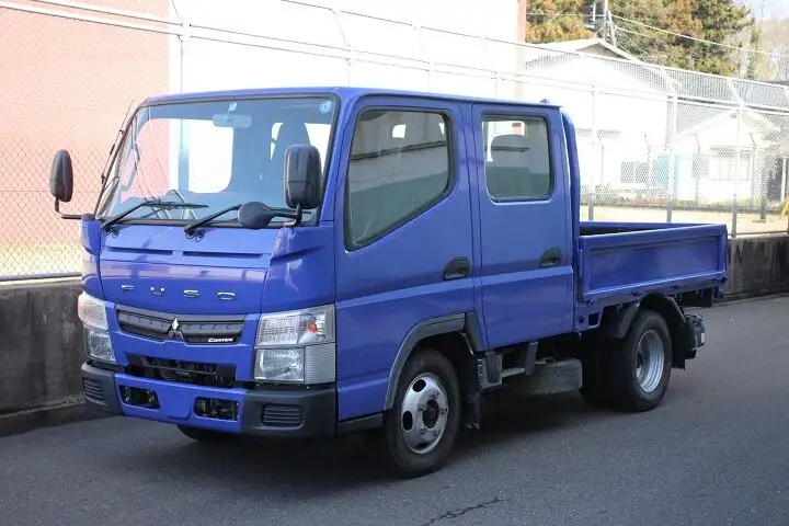 三菱 キャンター 小型 平ボディ Wキャブ TKG-FBA20｜画像1