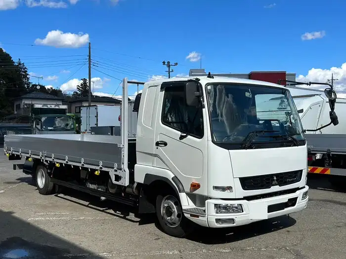 三菱 ファイター 中型/増トン 平ボディ アルミブロック ベッドの中古トラック画像2