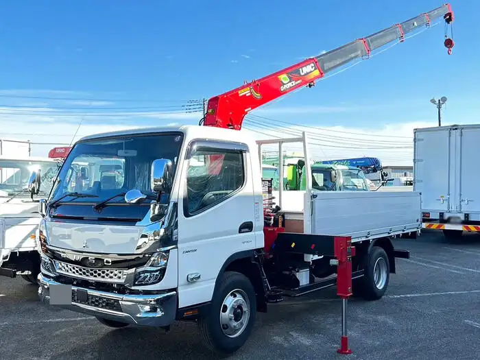 三菱 キャンター 小型 クレーン付 アルミブロック 5段の中古トラック画像1