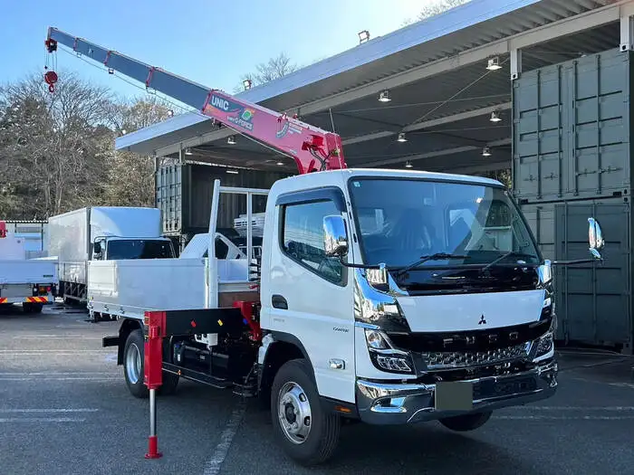 三菱 キャンター 小型 クレーン付 アルミブロック 5段の中古トラック画像2