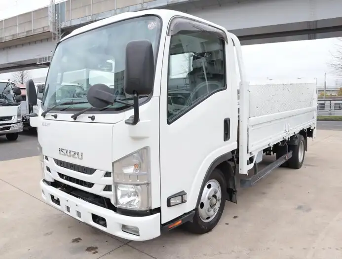 いすゞ エルフ 小型 平ボディ パワーゲート 床鉄板 の中古トラック【車両No.162912】