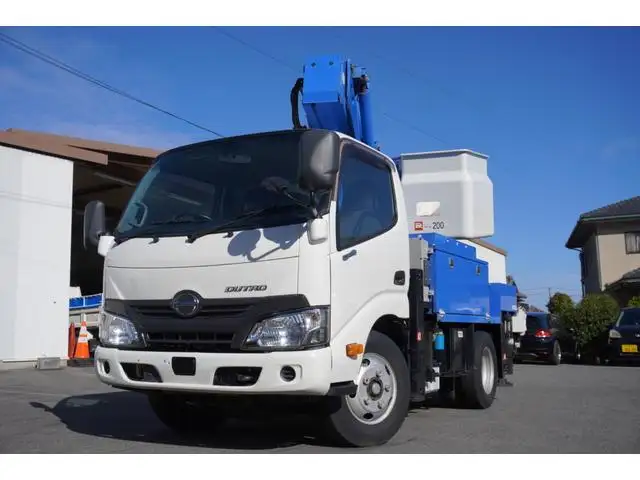 日野 デュトロ 小型 高所・建柱車 高所作業車 電工仕様の中古トラック画像1