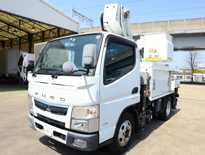三菱 キャンター 小型 高所・建柱車 高所作業車 電工仕様 の中古トラック【車両No.163347】