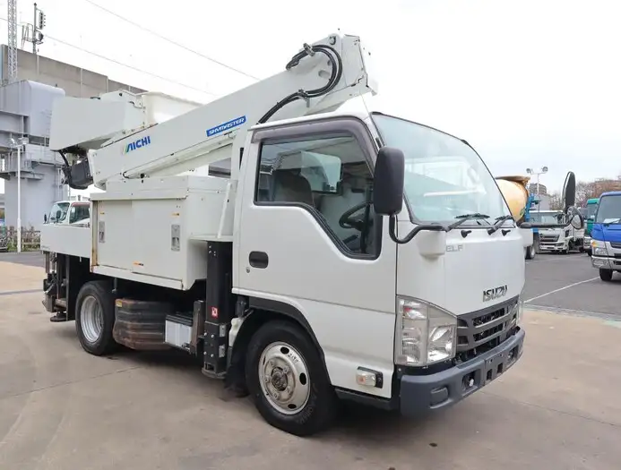いすゞ エルフ 小型 高所・建柱車 高所作業車 電工仕様の中古トラック画像2