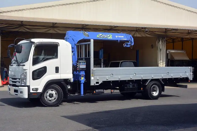 いすゞ フォワード 中型/増トン クレーン付 アルミブロック 4段 の中古トラック【車両No.163332】