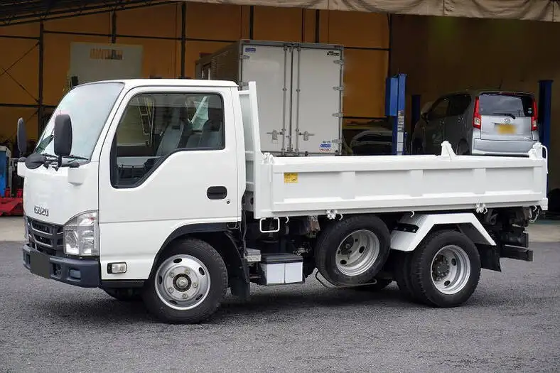 いすゞ エルフ 小型 ダンプ 三転 強化の中古トラック画像1