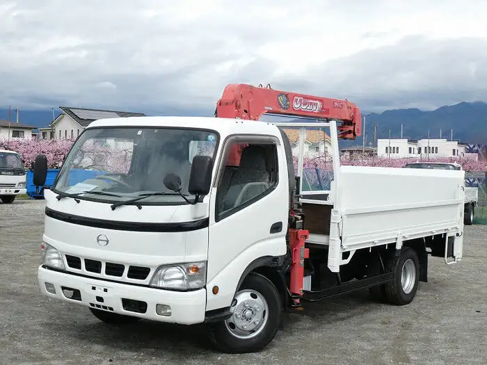 日野 デュトロ 小型 クレーン付 パワーゲート 3段 の中古トラック【車両No.163389】