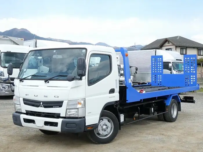 三菱 キャンター 小型 車両重機運搬 ラジコン ウインチの中古トラック画像1
