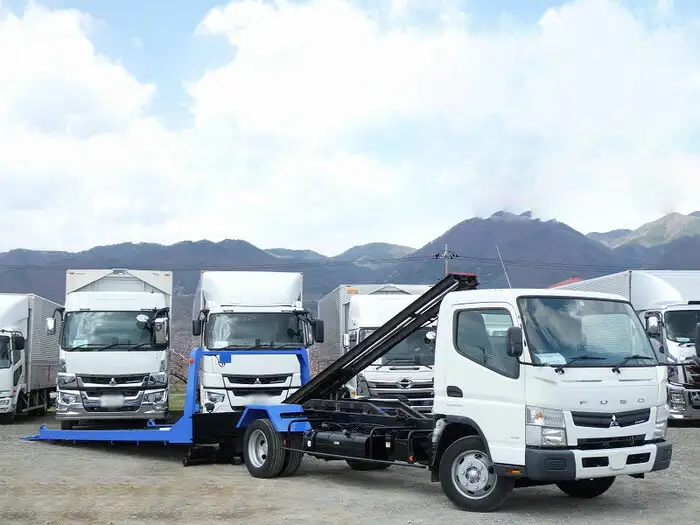三菱 キャンター 小型 車両重機運搬 ラジコン ウインチの中古トラック画像10