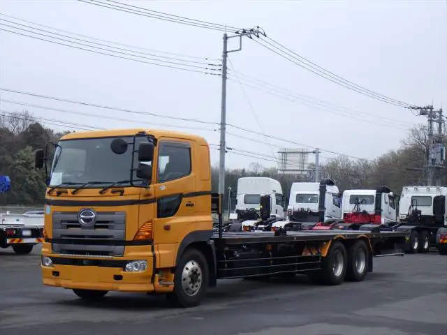 日野 プロフィア 大型 平ボディ エアサス ベッド の中古トラック【車両No.163433】