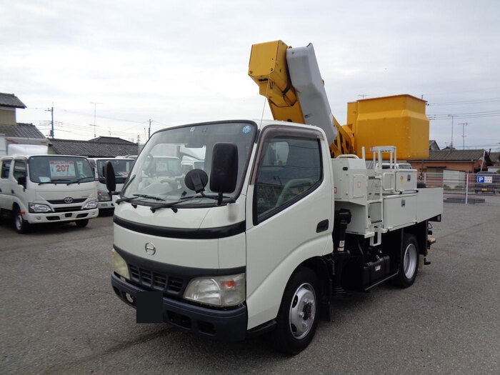 日野 デュトロ 小型 高所・建柱車 高所作業車 電工仕様｜画像1