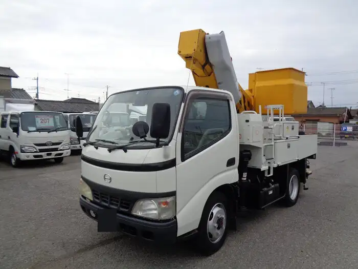 日野 デュトロ 小型 高所・建柱車 高所作業車 電工仕様 の中古トラック【車両No.163467】