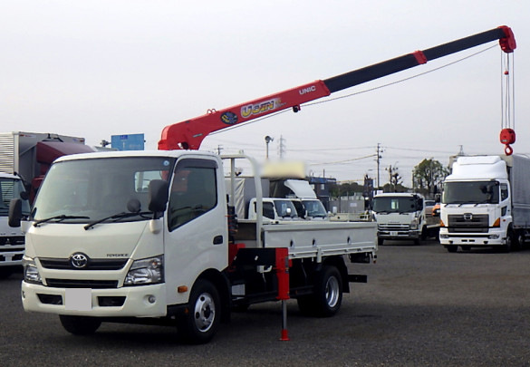 トヨタ トヨエース 小型 クレーン付き(ユニック) 床鉄板 3段｜画像1