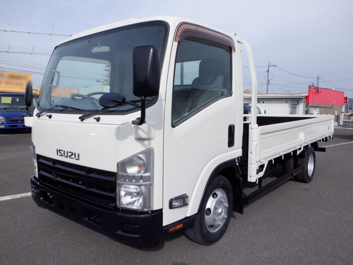 いすゞ エルフ 小型 平ボディ パワーゲート 床鉄板 の中古トラック【車両No.163493】